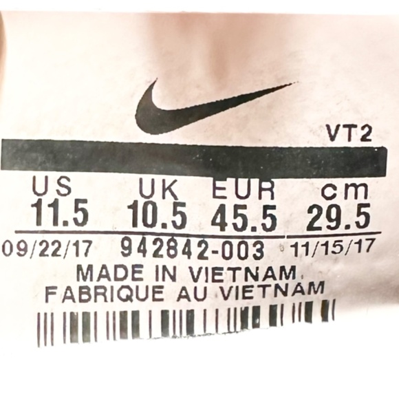 Men’s Nike Air VaporMax Flyknit 2 – Black Hot Punch & Teal, Size 11.5 - Picture 8 of 9